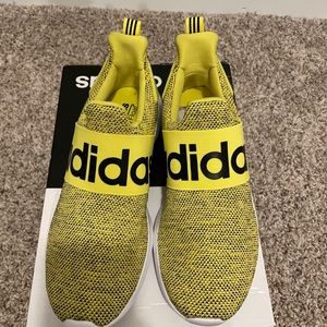 Yellow Black & White Adidas Shoes